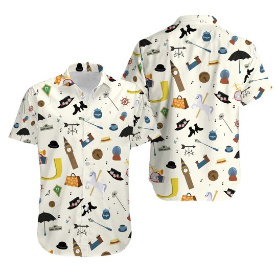 Cherry Tree Lane Style Mary Poppins Hawaiian Shirt