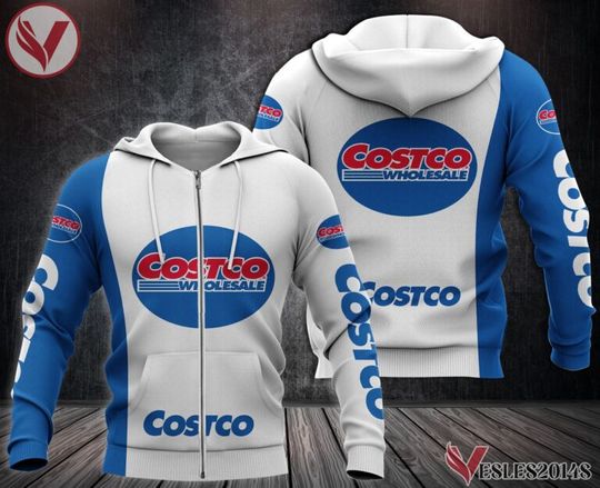 Costco 3D Zip Hoodie, Employee AOP Hoodie, Gift For Him