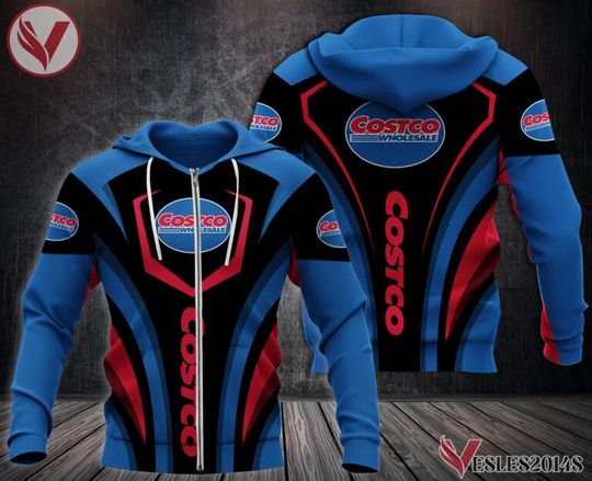 Costco Uniform 3D Zip Hoodie, Employee AOP Hoodie, Gift For Him