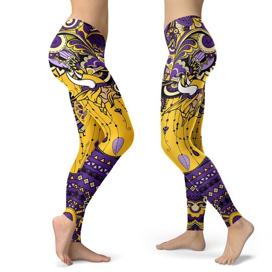 Boho Minnesota Vikings Leggings