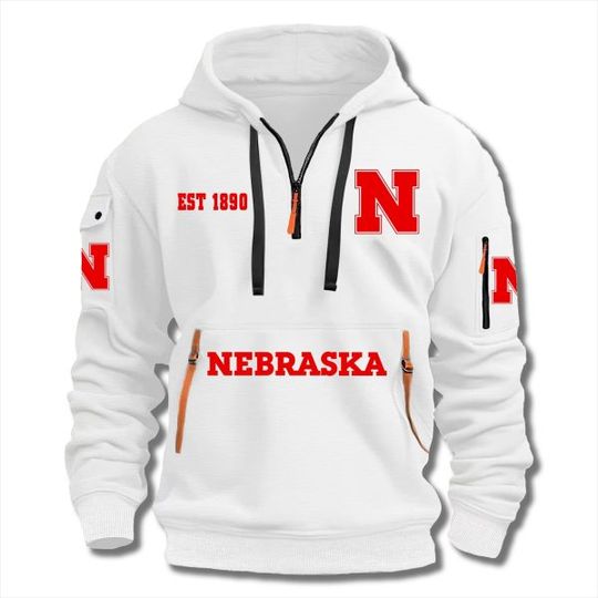 Nebraska Huskers EST 1890 Tactical  Hoodie