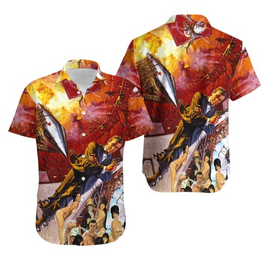Sean Connery James Bond Hawaiian Shirt