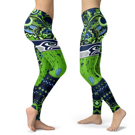 Boho Seattle Seahawks Leggings