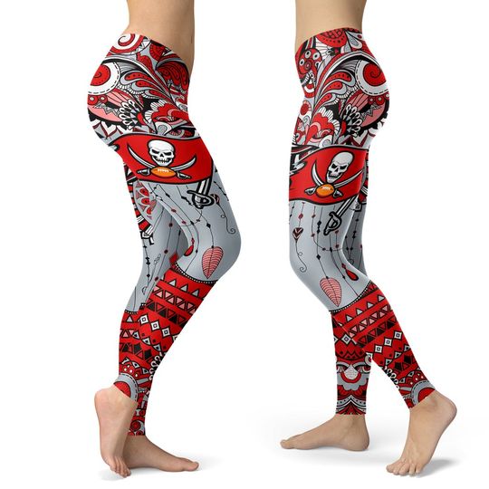 Boho Tampa Bay Buccaneers Leggings
