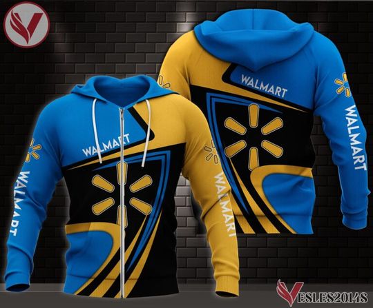Walmart 3D Zip Hoodie, Employee AOP Hoodie, Gift For Him