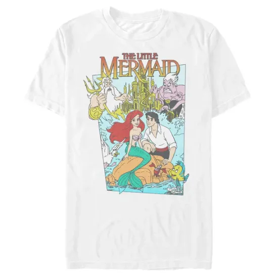 Discover Disney The Little Mermaid Character T-Shirt for Men Women
