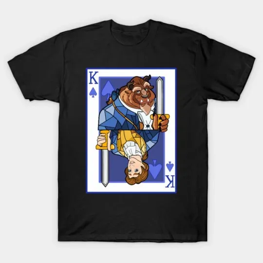 Discover Disney Beauty And The Beast King Of Spades T-Shirt