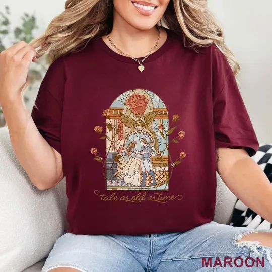 Discover Dissney Beauty And The Beast T-Shirt Men Women Unisex5