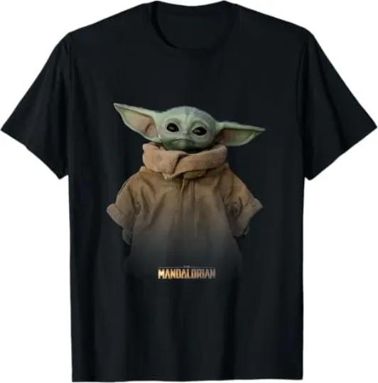 Star Wars The Mandalorian Logo The Child Simple T-Shirt