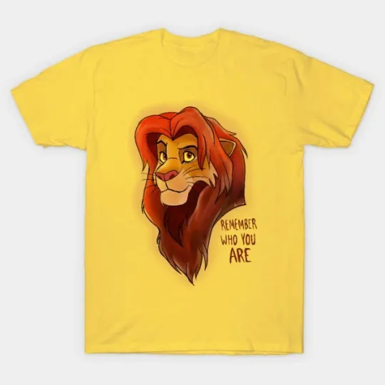 Discover Disney The Lion King Scar T-Shirt  Yellow Men Women Unisex