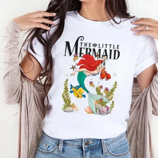 Discover Cute Disney Little Mermaid T-Shirt