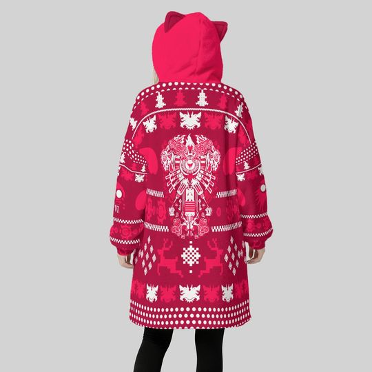 Vi Oversized Ugly Hoodie Blanket: Kawaii Anime Arcane  Cosplay - Unisex Streetwear Gift