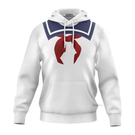 Ghostbusters Stay Puft Marshmallow Man Custom Cosplay Costume Hoodie QT205198Hf