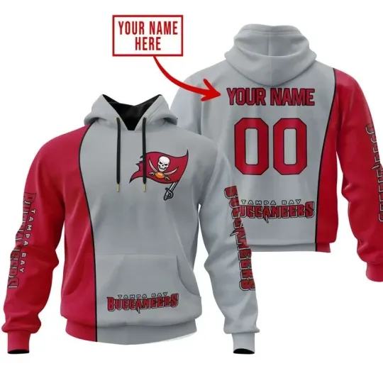 Discover Personalized Tampa Bay Football Team Buccaneerss 3D Hoodie, Unisex Adults S-5XL