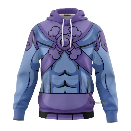 3D Skeletor He Man Custom Cosplay Costume Tshirt Hoodie QT206049Hf