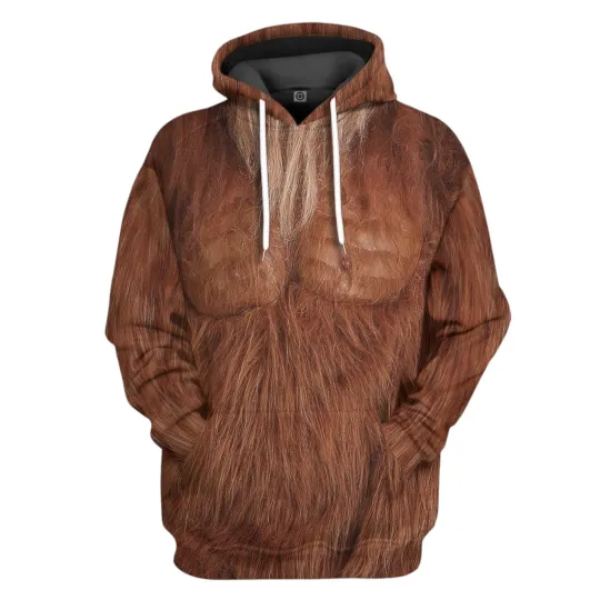 Discover 3D Bigfoot Costume Tshirt Hoodie Apparel