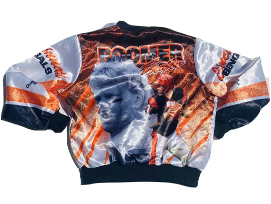Discover Vintage Boomer Esiason Cincinnati Football Jacket For Fans