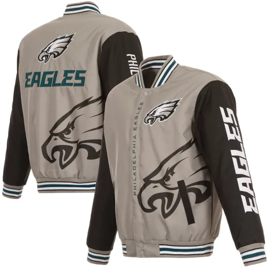 Discover Philadelphia Football Jacket For Fans - Gray