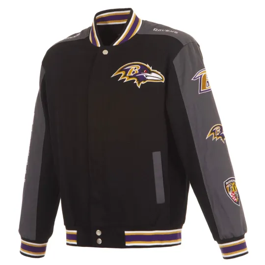 Discover Baltimore Football Jacket For Fans- Black