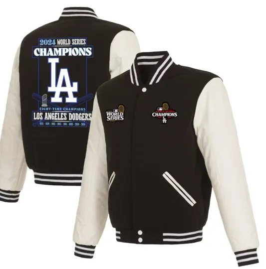 Discover Los Angeles Baseball Design 8-Time World Series Champions Jacket For Fans
