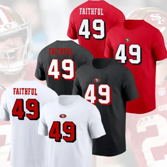 The Faithful San Francisco 49ers 2025 Double Sided T-Shirt