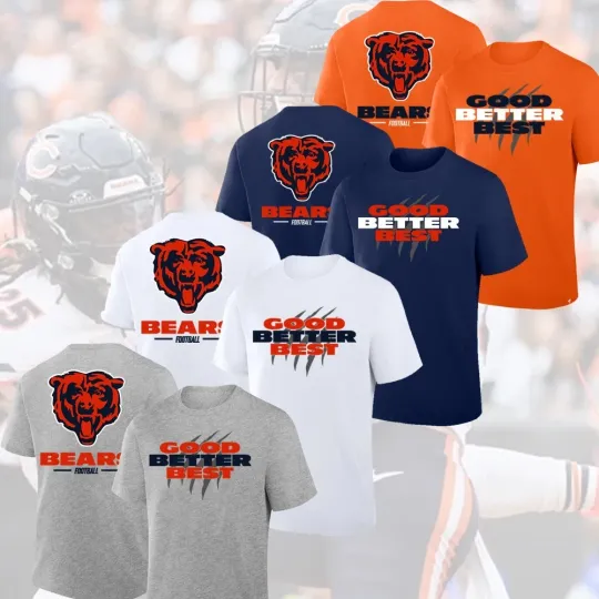 Discover SALE 30% - Chicago Bears Good Better Best 2025 Both Side All Color Gift For Fans