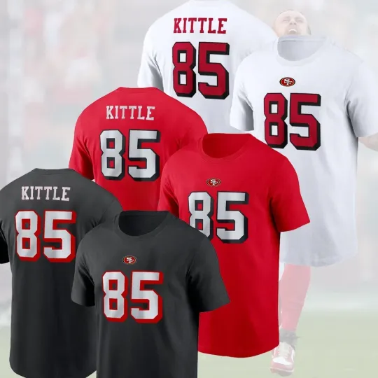 Discover HOT - George Kittle #85 San Francisco 49ers 2025 Player Name & Number For Fans