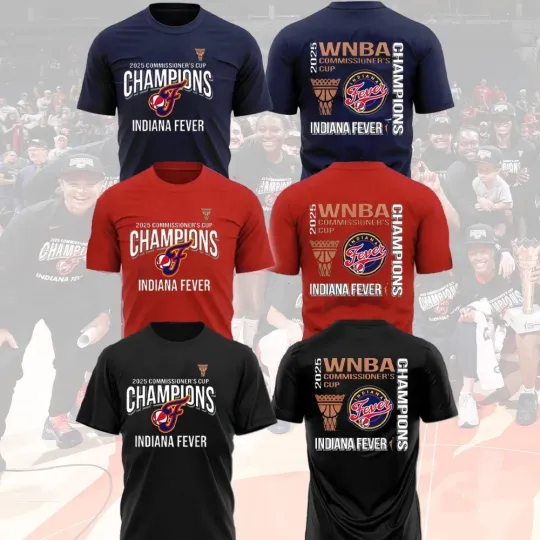 Discover Indiana Fever Commissioner’s Cup Champions 2025 Basketball Nation Gift For Fans