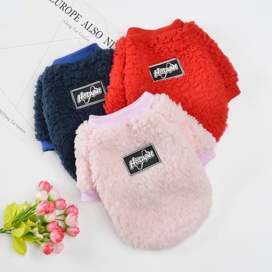 Discover Warm Dog Clothes For Winter Fleece Pet Sweater For Small Medium Dogs Soft Puppy Costume For Small Medium Pets Bulldog Pug Coat