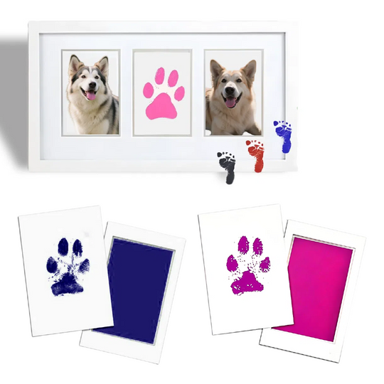 Discover Dog Paw Print Ink Kit Pads Set For Large Small Pets Cats Safe Non-toxic No-Touch Skin Inkless Cat Ink Stamp Pet Dogs Accessories