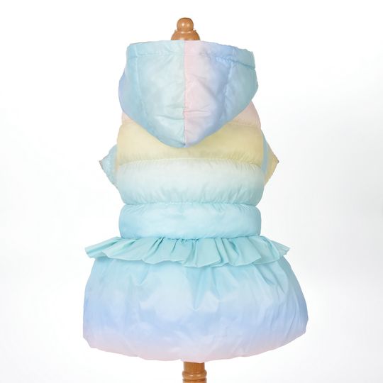 Discover Sweet Flounce Pet Clothes For Winter Warm Dog Hooded For Small Dogs Cats Outdoor Waterproof Coat Cute Chihuahua Bulldog Costume