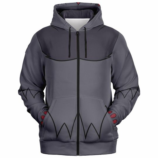 Illusion Fox Zip-Up Hoodie