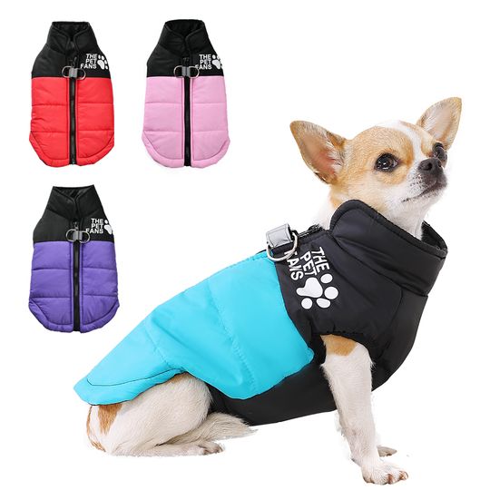 Discover Autumn Winter Small Dog Clothes Waterproof Windproof Warm Jacket for Medium Dogs Puppy Yorkshire Chihuahua Outfits Pet Vest Coat