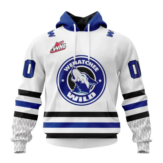 Discover Personalize Wenatchee Wild 2025/26 White Design Hoodie Fan Gear