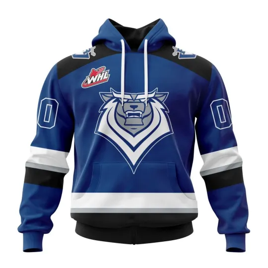 Discover Personalize Victoria Royals 2025/26 Blue Design Hoodie Fan Gear