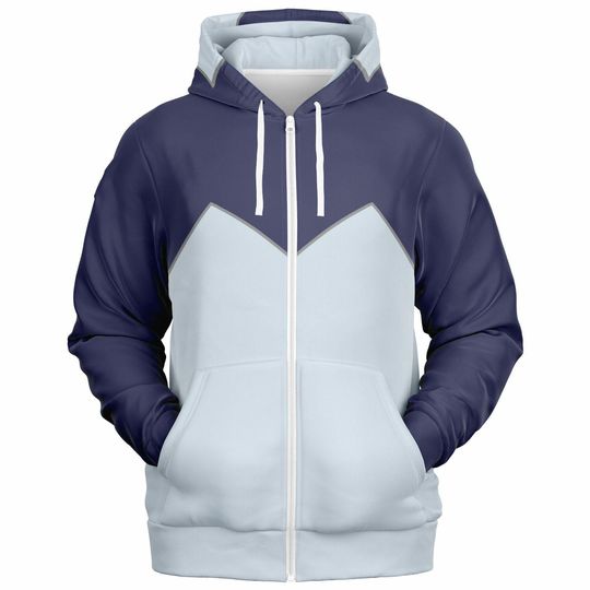 Discover Shadow Sea Guardian Zip-Up Hoodie