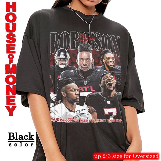 Discover Vintage Bijan Robinson Graphic T-Shirt, Bijan Robinson Quotes Shirt, Basketball Fans Tee, Unisex Shirt