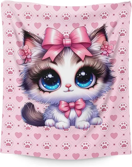 Discover Cat Disney Princess Blanket Disneyland Gift Princess Fleece Blanket