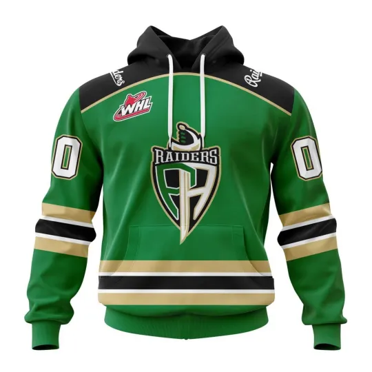 Custom Prince Albert Raiders 2025/26 Green Hoodie Men's Fan Gear