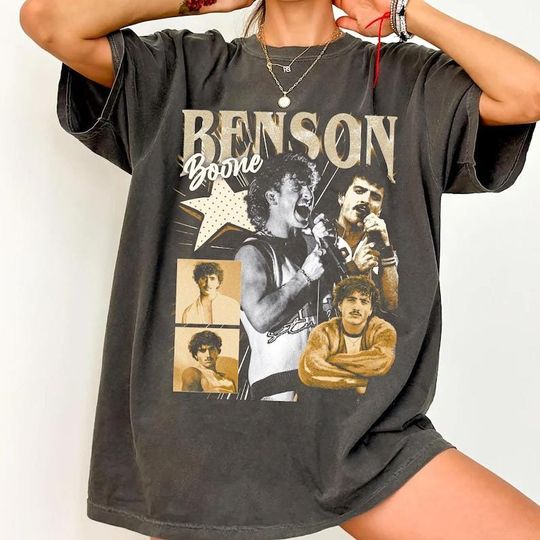 Discover Comfort Colors Benson Boone World Tour 2025 T-shirt. Gift For Fan