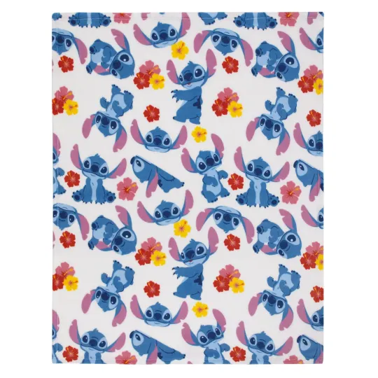 Discover Disney "S" Is For Stitch Disneyland Fleece Blanket