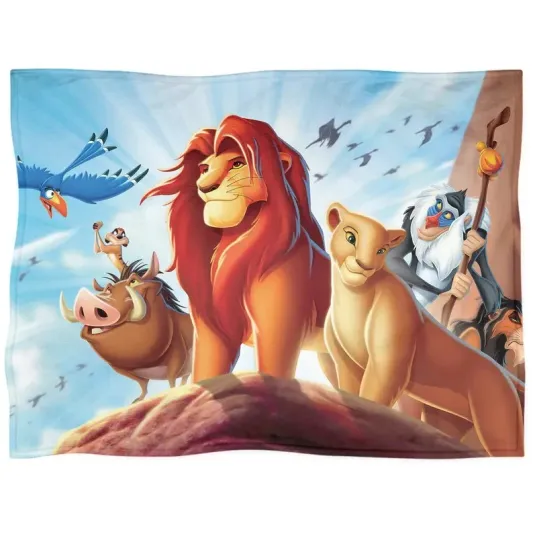 Discover The Lion King Disney Christmas Holiday Fleece Blanket