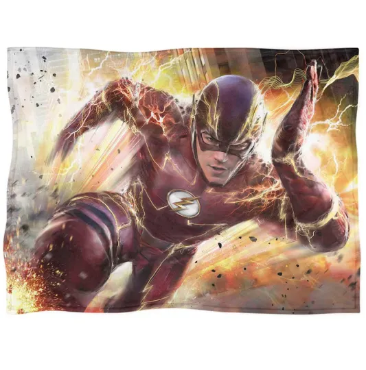 Discover Disney The Flash Blanket Superhero Disney Fleece Blanket
