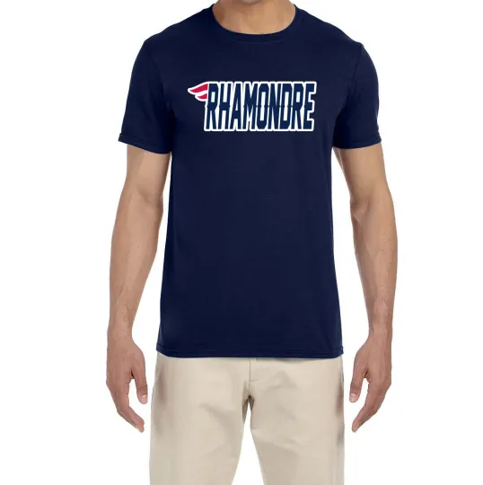 Discover Rhamondre Stevenson Logo T-Shirt