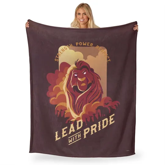 Discover Disney Lion King Lead With Pride Disneyland Fleece Blanket