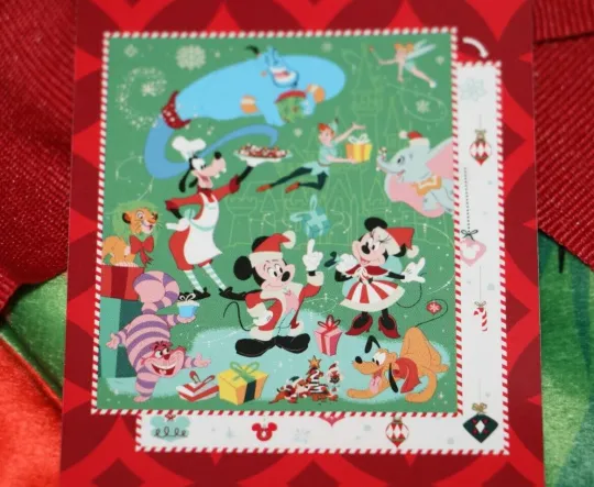 Discover Disney Mickey Mouse & Friends Reversible Holiday Fleece Throw Blanket 2023 NEW