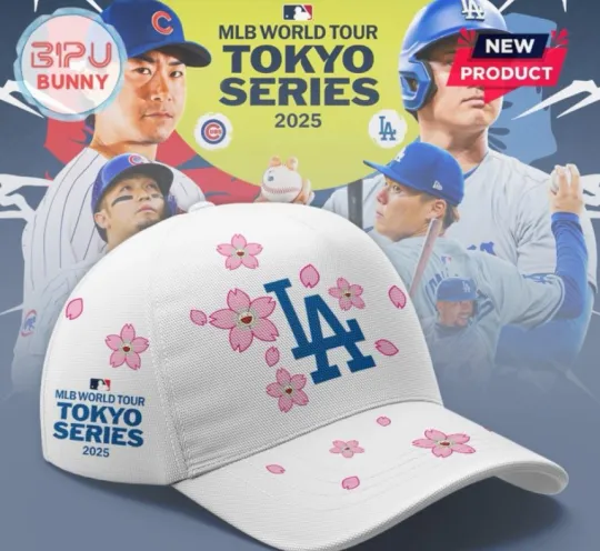 Discover Mlb World Tour Tokyo Series 2025 Dodgers White Cap