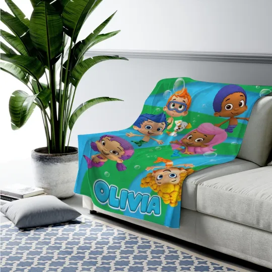 Discover Customized Bubble Guppies Quilt Blanket, Bubble Guppies Party