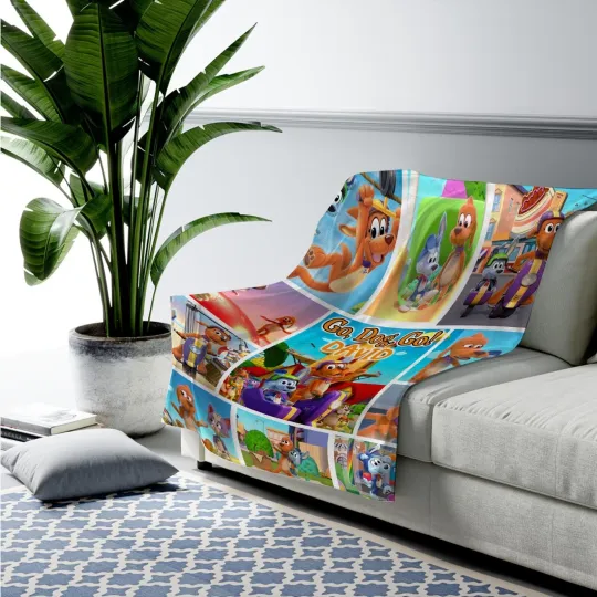 Discover Personalized Go Dog Go Blanket, Go Dog Go Blanket, Go Dog Go Kids Lover