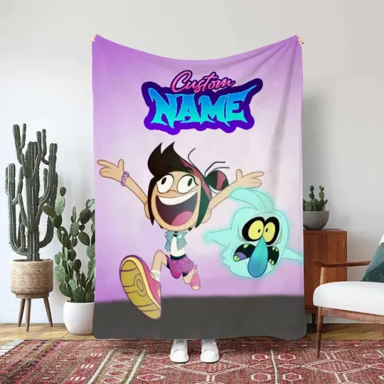 Discover Disney The Ghost And Molly McGee Blanket Molly McGee Ghost Custom Fleece Blanket